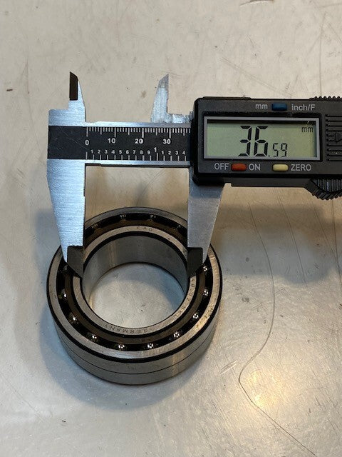 FAG Z538748.02.SKL Double Row Angular Contact Ball Bearing 62x37x22mm