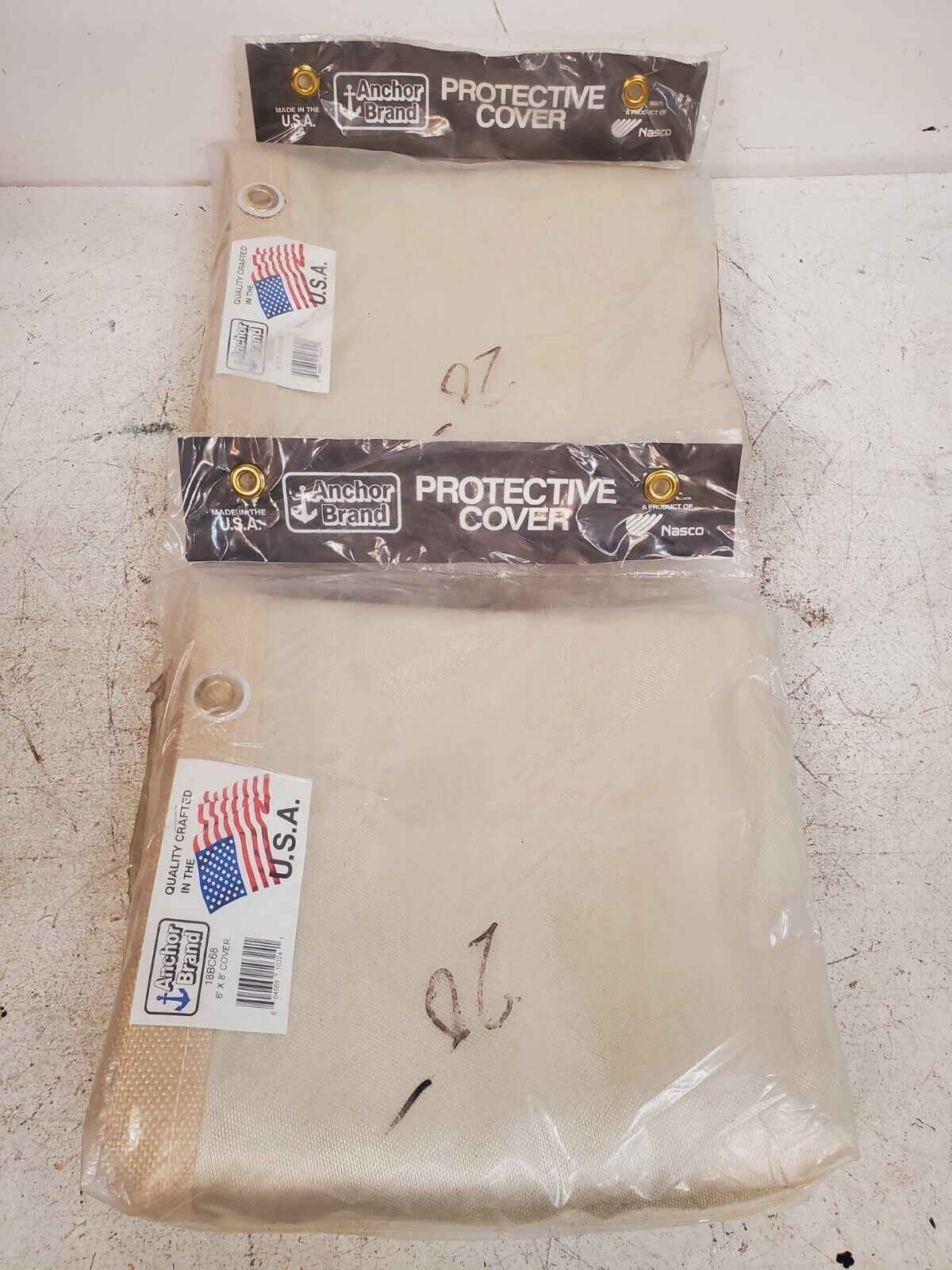 2 Quantity of Anchor Brand Protective Covers 18BC68 | 6'x8' (2 Qty)