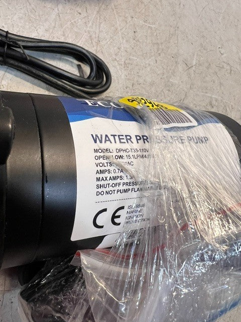 ECO-Worthy 110V Diaphragm Water Pressure Pump DPHC-T33-110V | 50PSI 4.0GPM