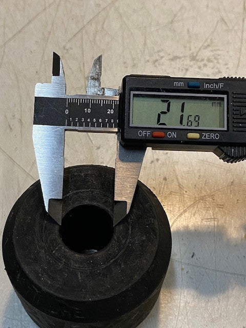 Timbren Rubber Bushing Bumper 22mm Bore 73mm OD 59mm Tall 8mm ID Thread