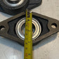 2 Qty of PEER 2-Bolt Flange FT206 Insert Bearing FH206-20 | 31mm Bore (2 Qty)