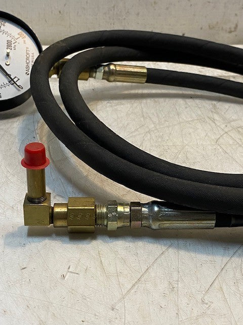 Ashcroft Pressure Gauge with Hose Attachment 405-15 | Max 400 Psi Max 2800 kPa