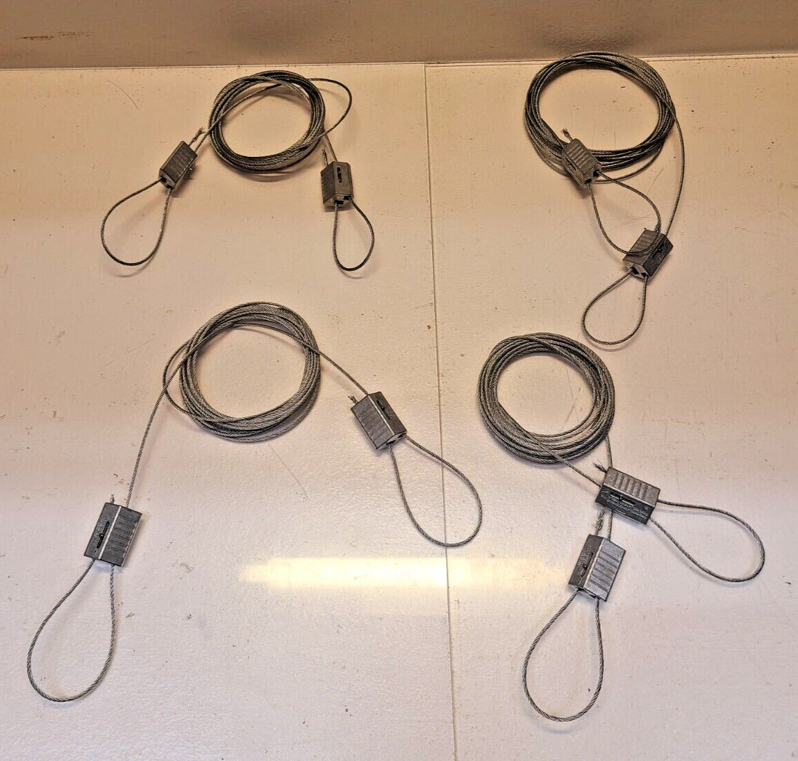 4 Qty. of Rize 100 Fasteners 10' Looped Cable Hanging 10' Long  (4 Qty)
