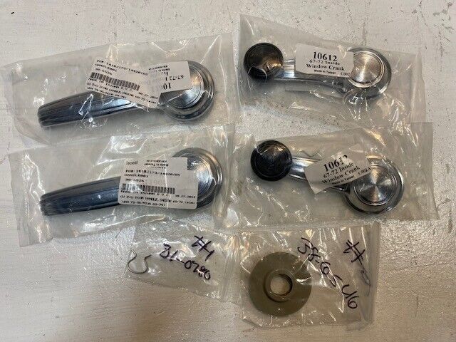 Interior Door Handle Set 10612 | 67-72 Inside Window Crank | 1410J173/1442018S