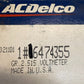 ACDelco Voltmeter Gauge 6474355 Automotive Electrical Voltage Meter Panel