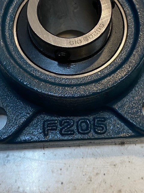 2 Quantity of FAG F205 4-Bolt Flanges w/ 56205-015 Insert Bearings (2 Quantity)