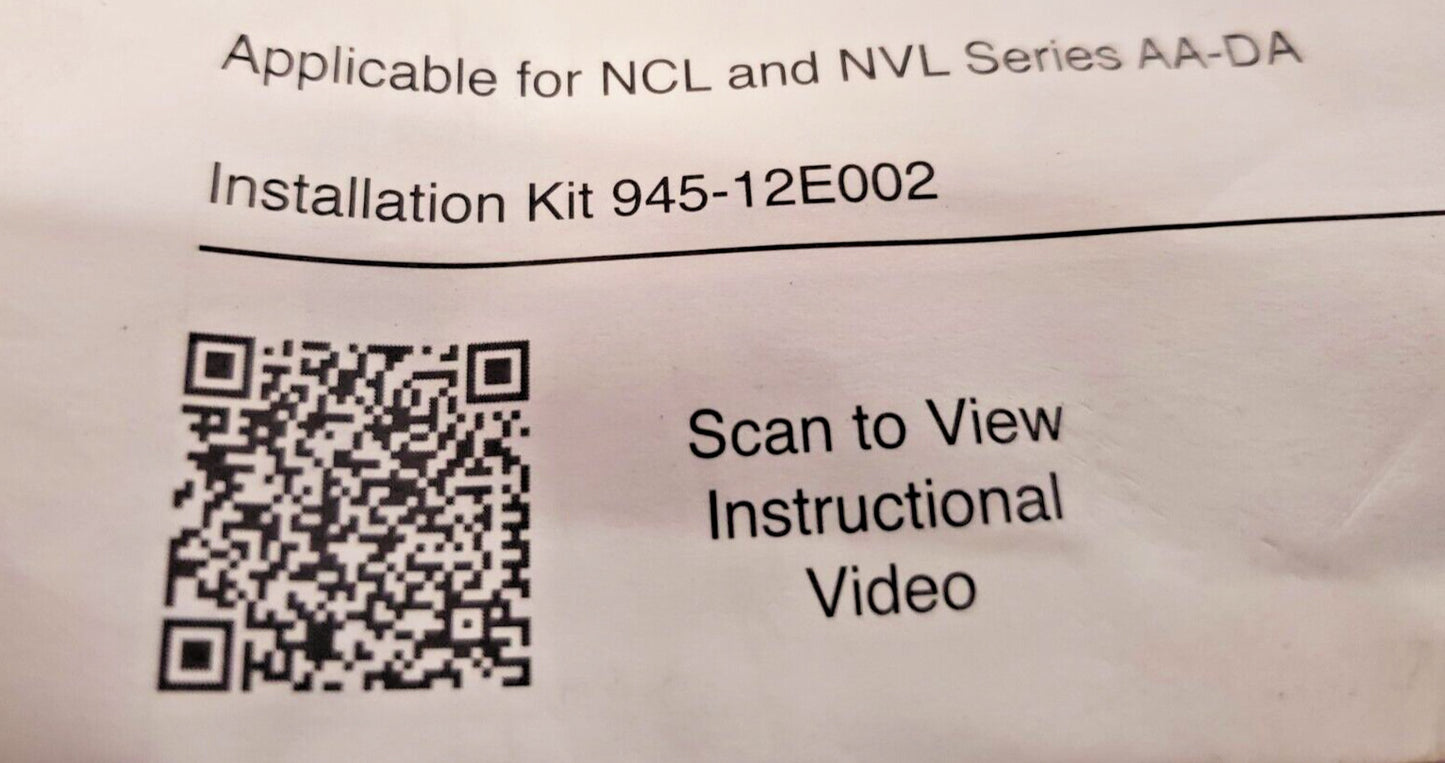 Braun Roll Stop Bracket Kit for Model NCL / NVL Series AA-DA | 945-12E002