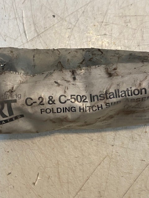 Curt C-2 & C-502 Installation Instructions Folding Hitch Sub-Assembly Kit