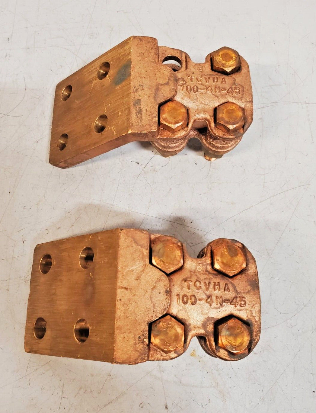 2 Quantity of Bronze Terminal Connectors TCVHA 100-4N-45 (2 Qty)