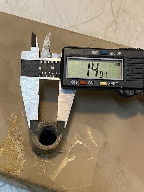 Military Below Deck Fuel Tank 46-1/2" x 9" x 5-1/2"