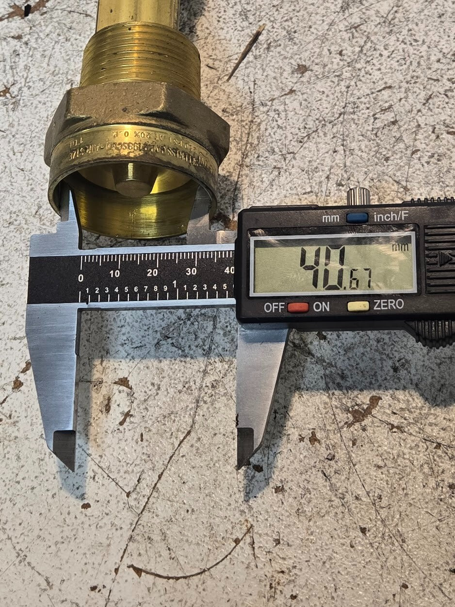 2 Quantity of Omeca 250-2757AIR LP-Gas 1" Safety Relief Valve 250 PSI (2 Qty)