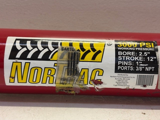 NorTrac Heavy-Duty Welded Hydraulic Cylinder 3,000 PSI | 992209