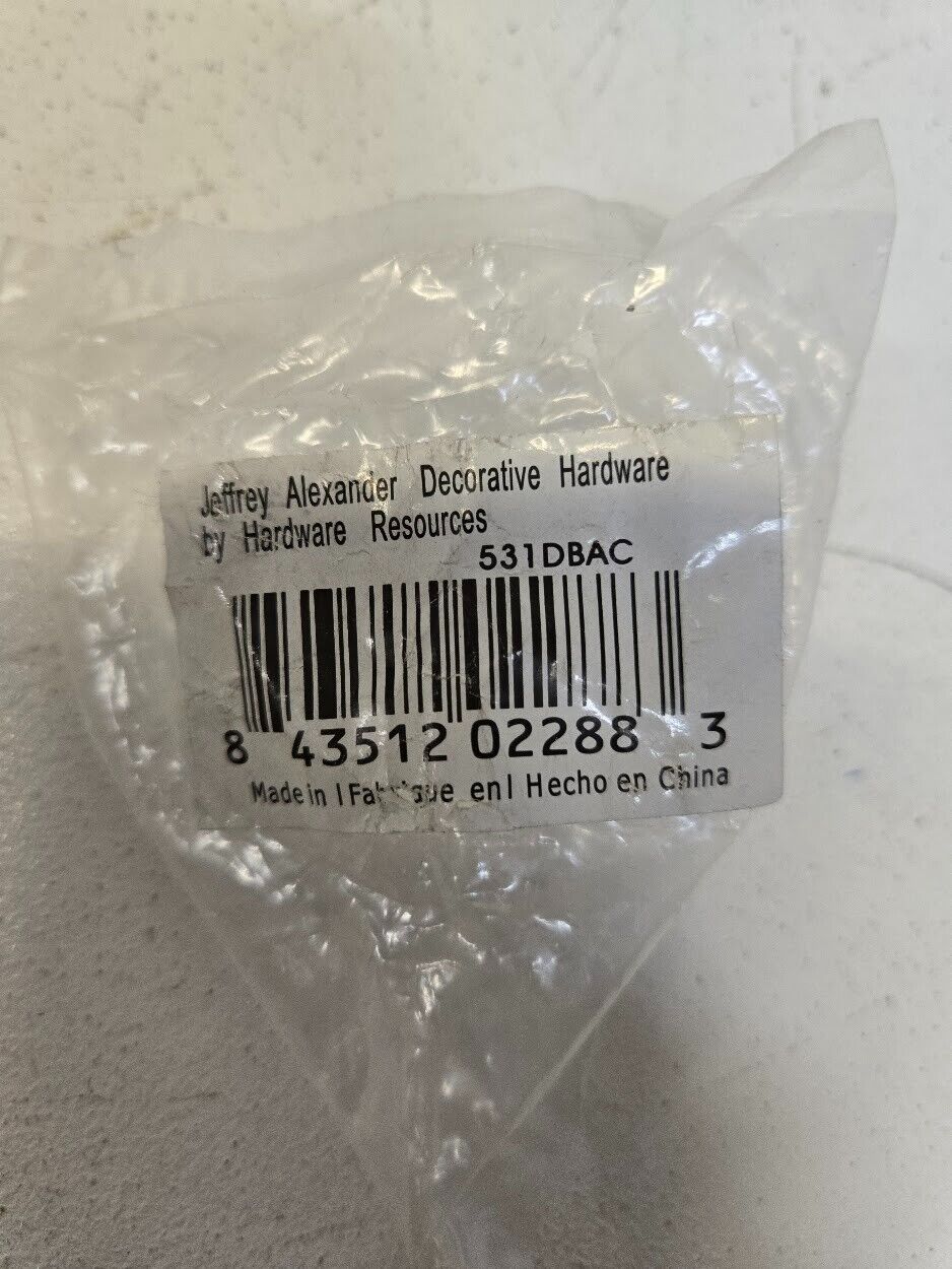 22 Quantity of Jeffrey Alexander Decorative Hardware 531DBAC Knobs (22 Quantity)