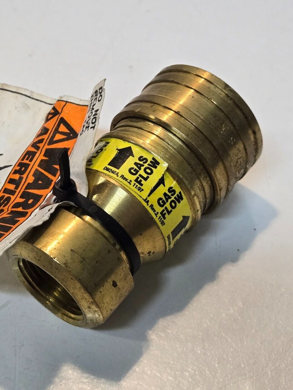 Dormont Mfg B-75-S Quick Disconnect Gas Valve | 9909 | 100-150B | REV_ 8/98