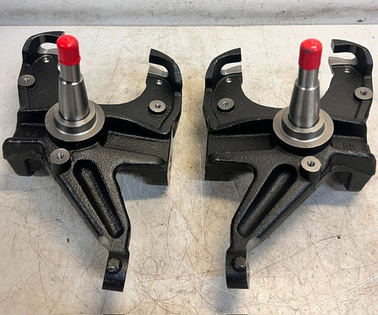 Front Steering Knuckle Drop Spindles Left & Right Suspension Set Assembly Pair