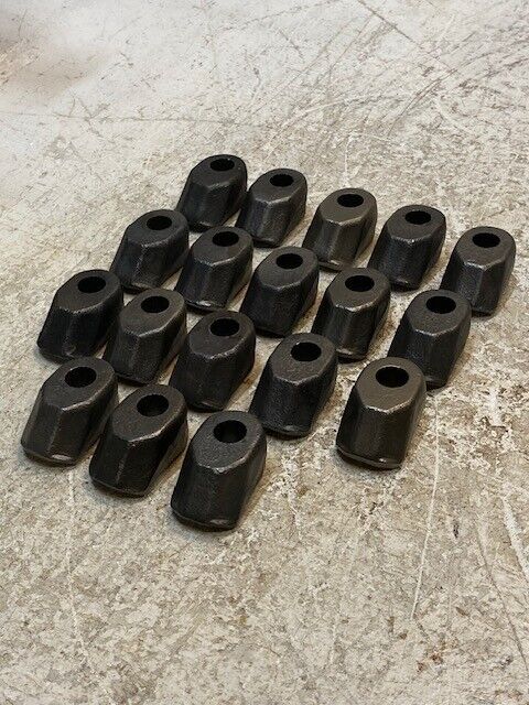 18 Qty of Weld-On Cutter Mini Blocks Digger Bullets 42mm L 11mm Bore (18 Qty)