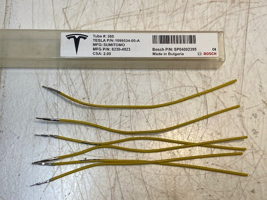 6 Quantity of Tesla Terminal Pigtails 1099534-00-A Model 3, X, Y, S (6 Quantity)