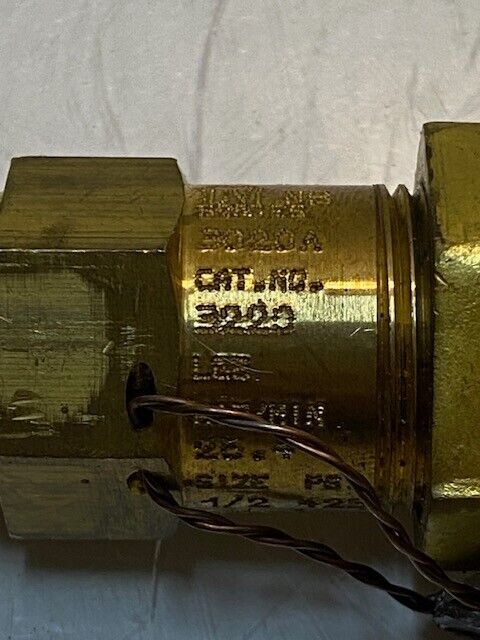 Brass Refrigeration Pressure Relief Valve CAT No. 3220, 3C2CA, 283C, D1514.B