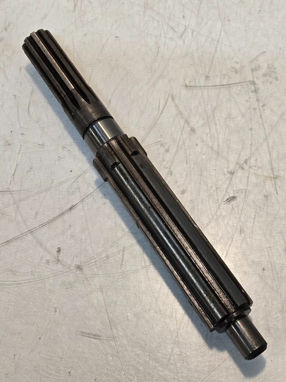 Transmission Input Shaft 8.5" Long | 6 Spline 25mm Shaft | 10 Spline 19mm Shaft