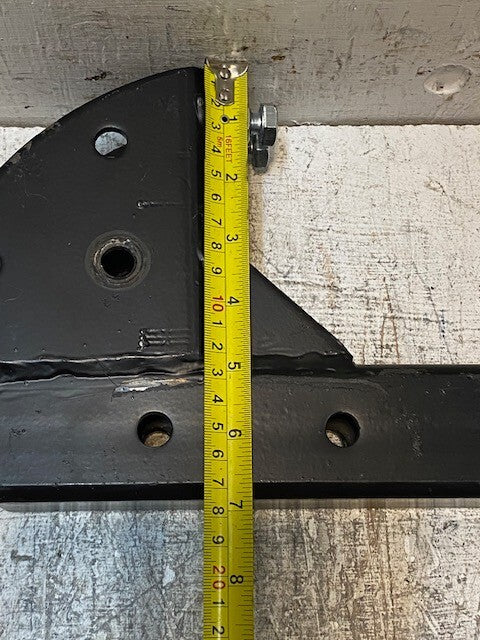 2" Hitch-Mounted Mobility Carrier Adapter 9-3/4" L 6-5/8" W