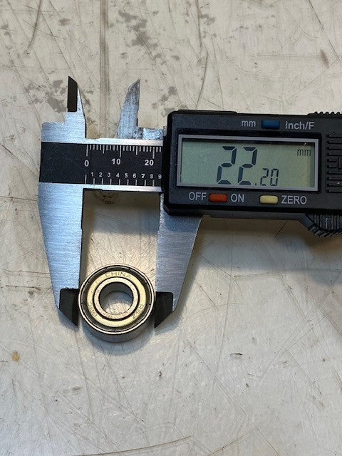 21 Qty of General 77R6 | GBC R6Z Shielded Ball Bearings 9x22x7mm (21 Qty)