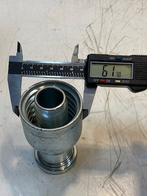 Hydraulic Hose Crimp Fitting 20-20FL | 24mm ID 62mm OD