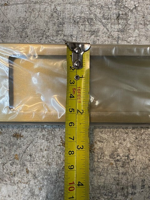 Accurate S2002T | US4NL | 251949 7" Rectangular Flush Pull with Thumbturn