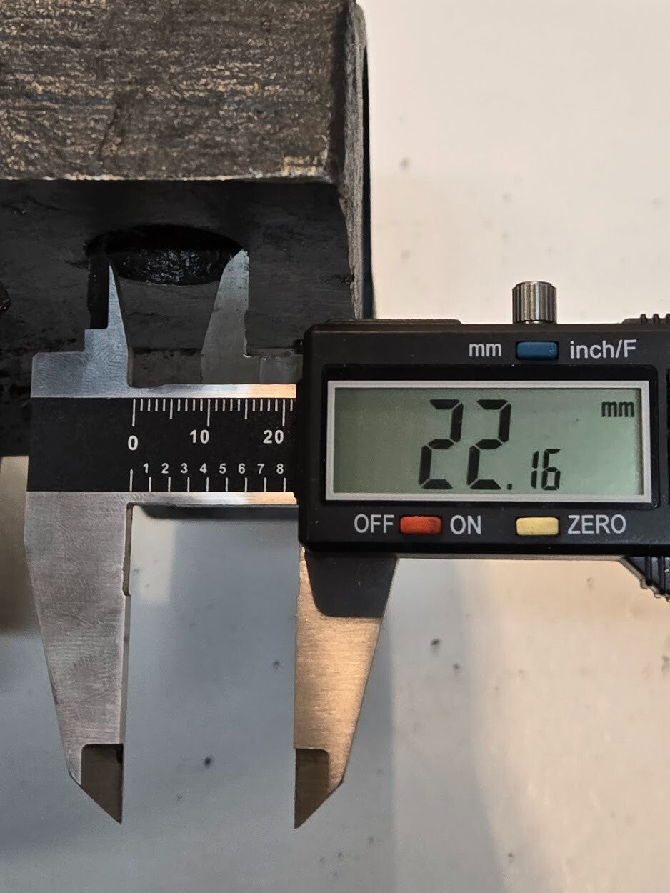 ITrac 80838 Track Roller L452 | 22mm Mounting Holes | 17" Wide 8-3/4" Diameter