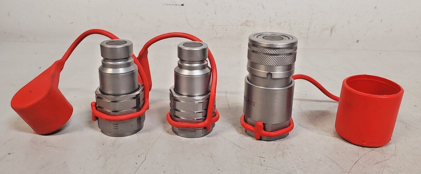 3 Qty. of Summit Hydraulic Quick Couplers FF12M-08S | FF12F-12S | FF12M-12S