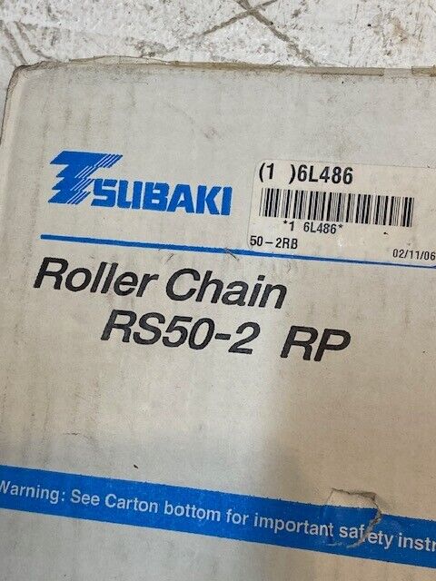 Tsubaki Roller Chain RS50-2-RP 10ft