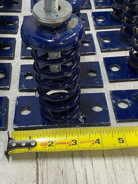 20 Lot of Free Standing Spring Mounts 6.5"x4.5"x2" Blue - (20 Quantity)