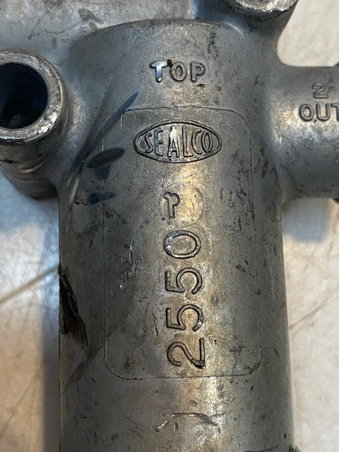 Sealco 2250 Air Brake Filter Valve 4" Long 14mm ID 9mm Holes