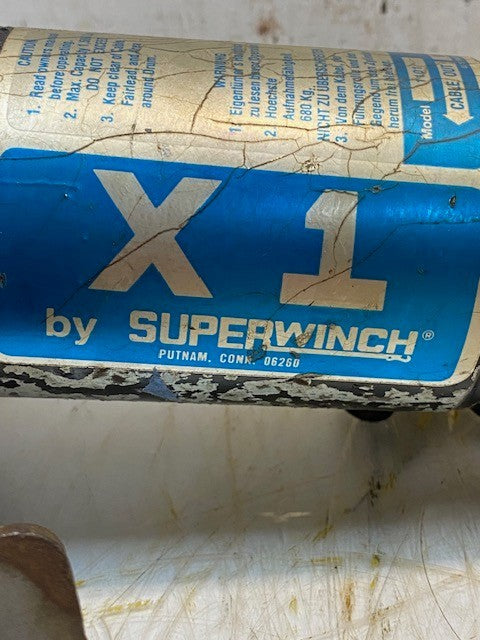Superwinch X1 Model 1101 Trailer/Utility Electric Winch 2,000 lbs / 12V