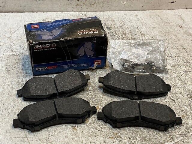 ProACT Disc Brake Pad Set of 4 Ultra Premium Ceramic Pads Akebono ACT1273