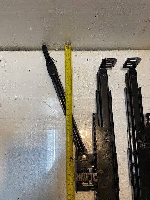 Pair of Seat Sliders for Volkswagen 15-6/8" Length 2" Width 3" Height