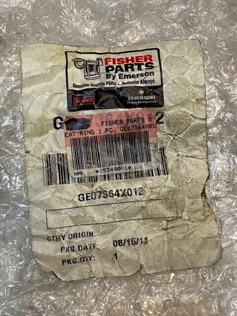 Fisher Part by Emerson GE07364X012 Seat Ring