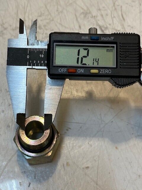 13 Quantity of PCC Reducer P Fittings 12mm Bore 22mm Male End 29mm OD (13 Qty)