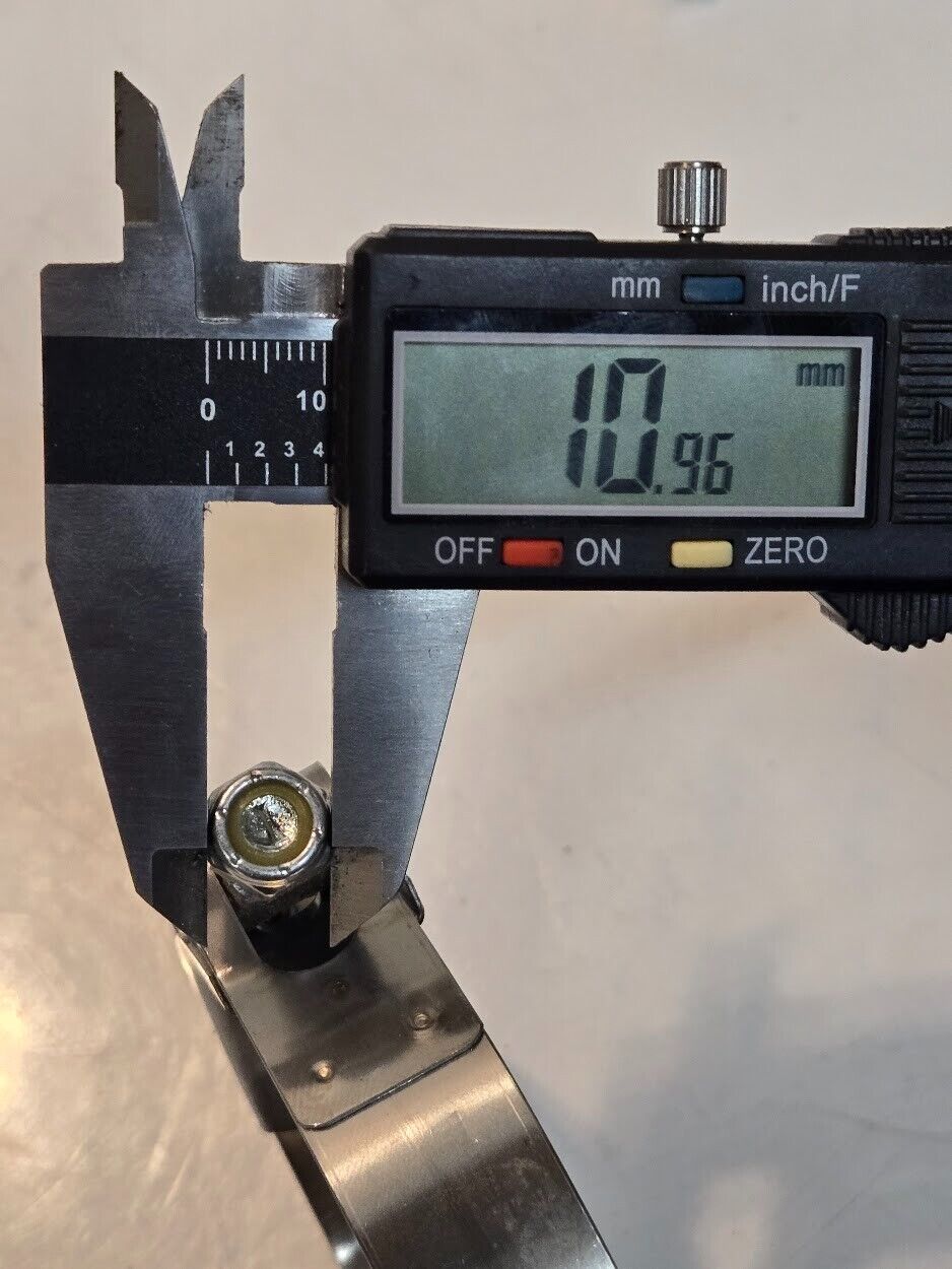 8 Quantity of Breeze T-Bolt Hose Clamps Min Dia 325 Stainless Steel Band (8 Qty)