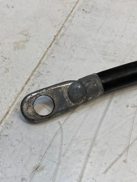 Vintage Auto Battery Ground Cable Flexible Rubber 18-1/2" Long 1 GA SAE J1127