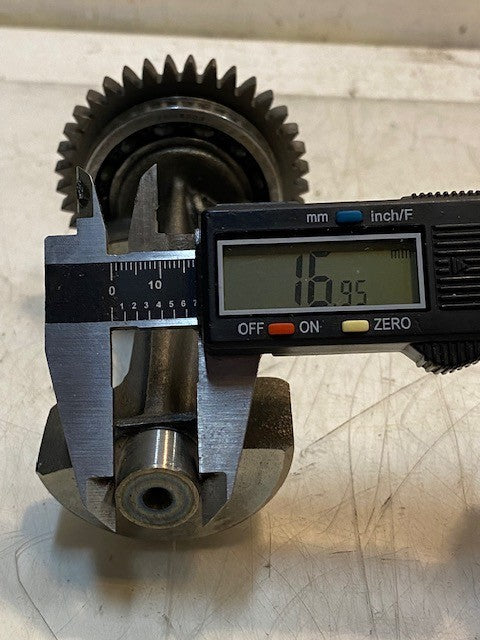 Crankshaft Balancer Gear 6" Long 37-Teeth 3-1/4" Dia. 17mm End