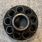 Barrel Cylinder Block Hydraulic Piston Pump 9 Bolt Holes 39mm Bore 23-Spline