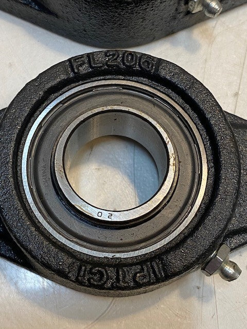 2 Quantity of IPTCI 2-Bolt Flange Bearing FL206 SA206-20G | 31mm Bore (2 Qty)