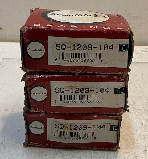 3 Quantity of Precision Consolidated Bearings SQ-1209-104 | W209PPB-7 (3 Qty)