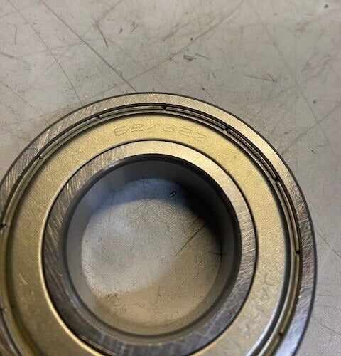 2 Quantity of NSK Bearings 62/32ZZ Single Row Ball Bearings 32x65x17 mm (2 Qty)