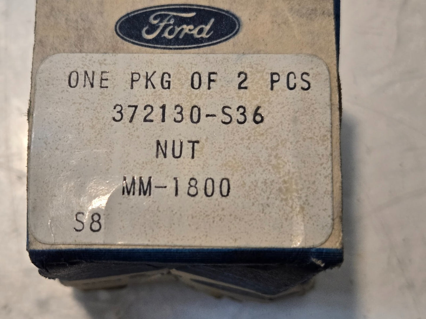 20 Quantity of Ford 372130-S36 Hex Nut 12.5mm Thread 6.4mm Bore (20 Qty)