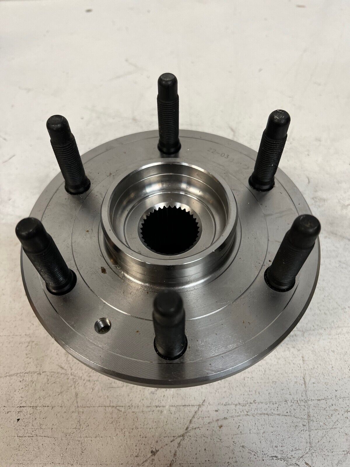 22-03 Wheel Hub | Silver | 6 Lug | ABS