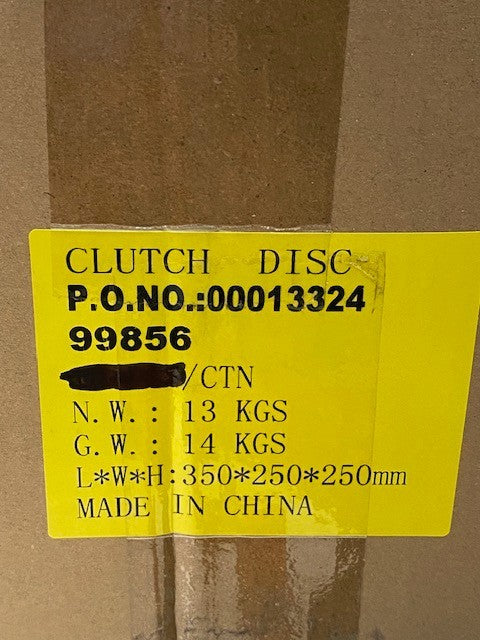 Clutch Brake Disc 99856 | 00013324 | 350x250x250mm