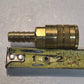 6 Quantity of 1/4" Quick Connect Fittings with 3/8" Barb Hose End (6 Quantity)