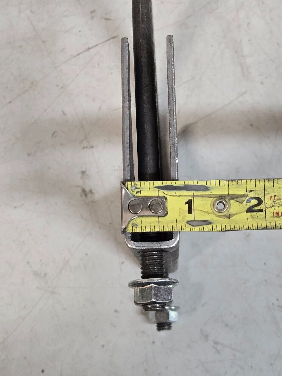 3 Quantity of 5" Saddle Clamps 14mm Nut 8.5mm Threaded End  (3 Quantity)