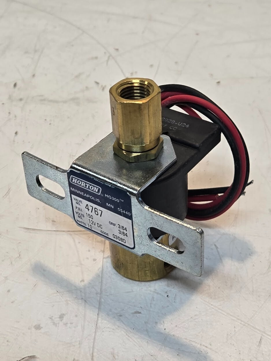 Horton Solenoid Valve HG300 | 993293 | 4767 | 150 PSI | 12 VDC | 3/64" Orifice